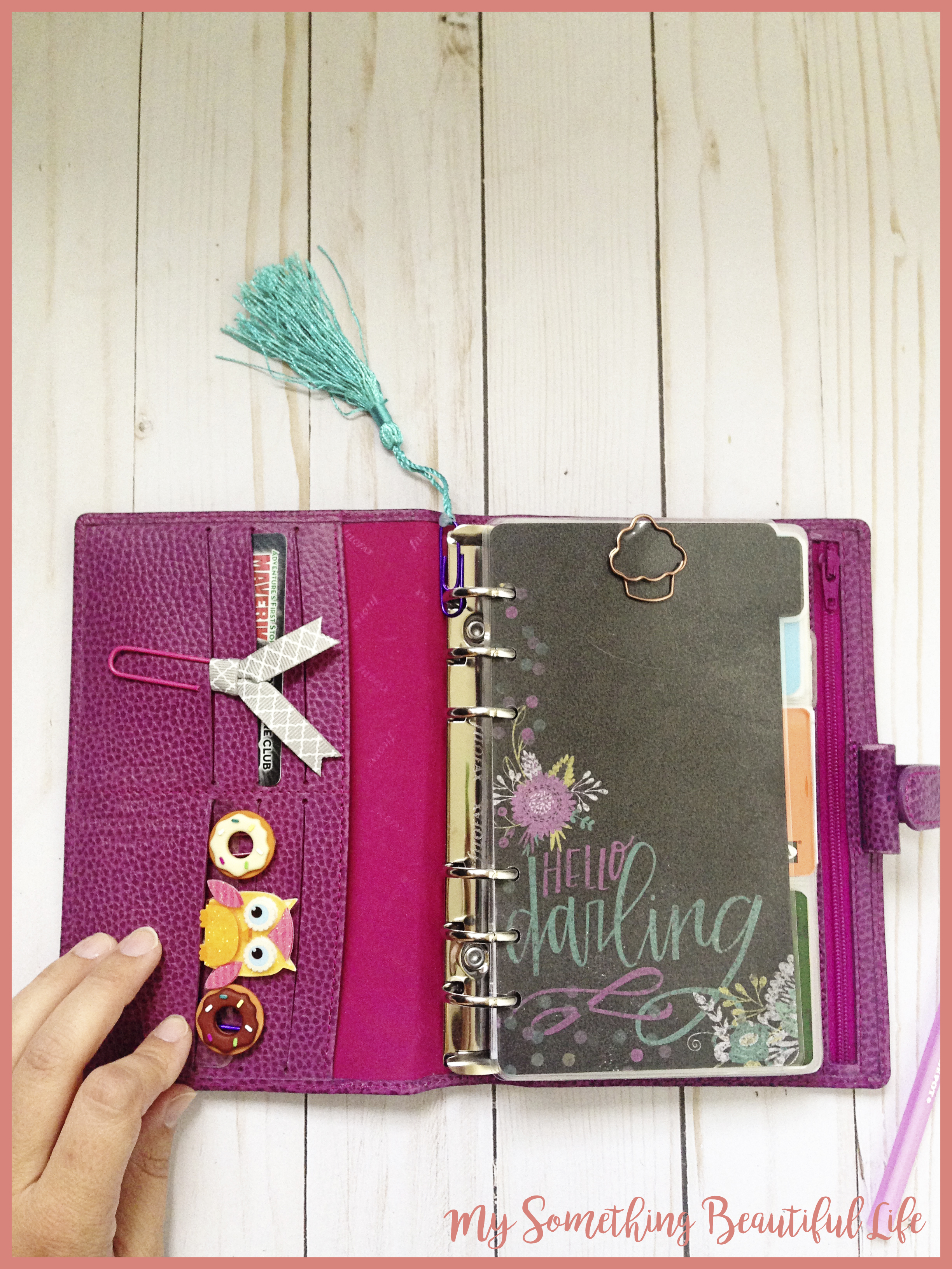 Filofax Personal Finsbury Raspberry | Wallet | Finance Planner | Filofax Planner Dashboard | My Something Beautiful Life