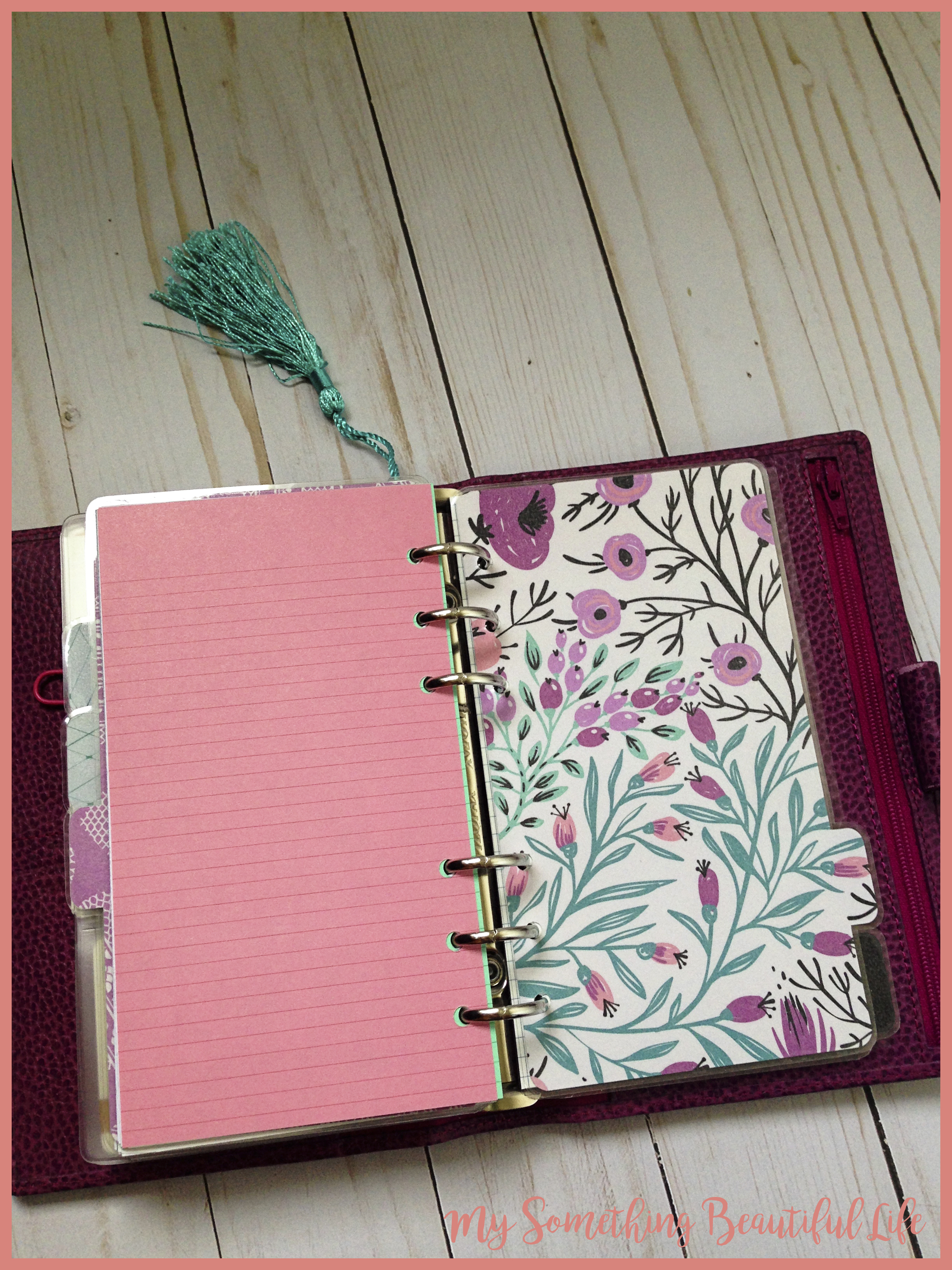 Filofax Personal Finsbury Raspberry | Wallet | Finance Planner | My Something Beautiful Life