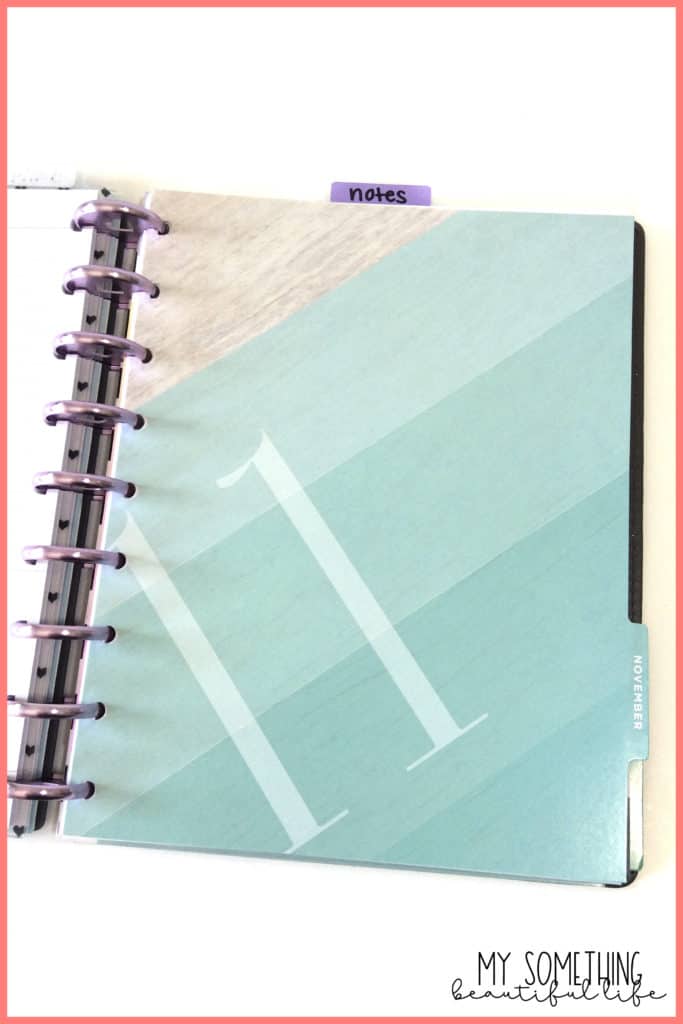 How I setup my 2019 InkWell Press Daily Planner with the disc system. #inkwellpress #dailyplanner #plannersetup