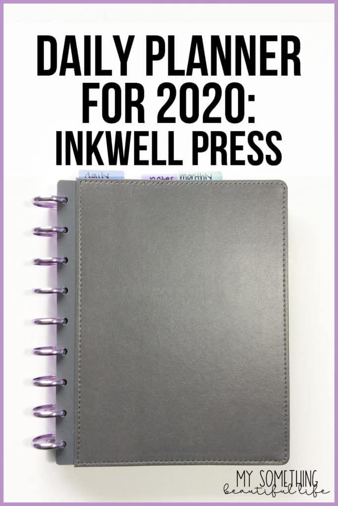 2020 Planner Lineup - inkWELL Press Daily Inserts. Organize your day with the undated inkWELL Press Daily insert pages. They also fit really well in the Happy Planner. #inkwellpress #dailyplanner #2020plannerlineup