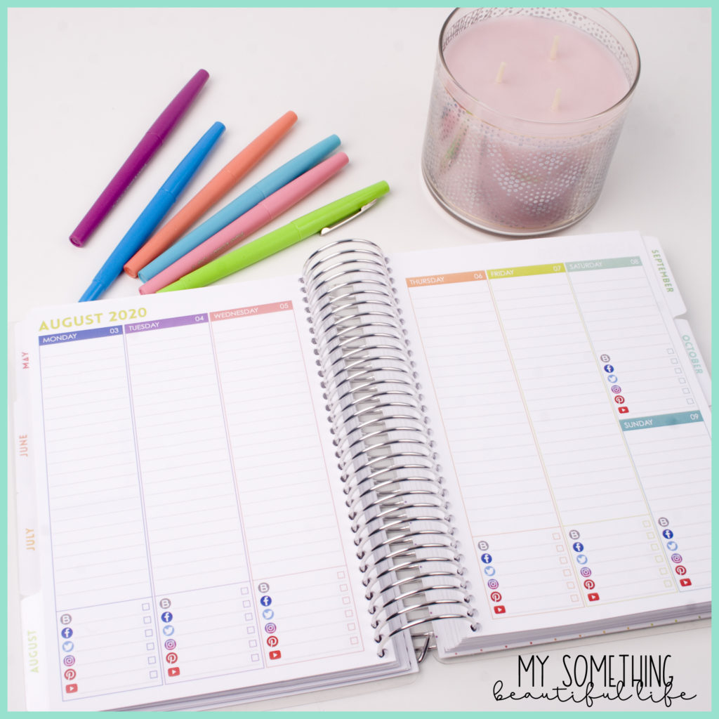 Purple Trail Planner Review - How I'm using the Purple Trail Content Planner for my blog and business #blogplanner #purpletrail #plannerreview #businessplanner