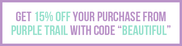 Save 15% on your purchase from Purple Trail Planners with code BEAUTIFUL #purpletrail #planners #2020plannerlineup