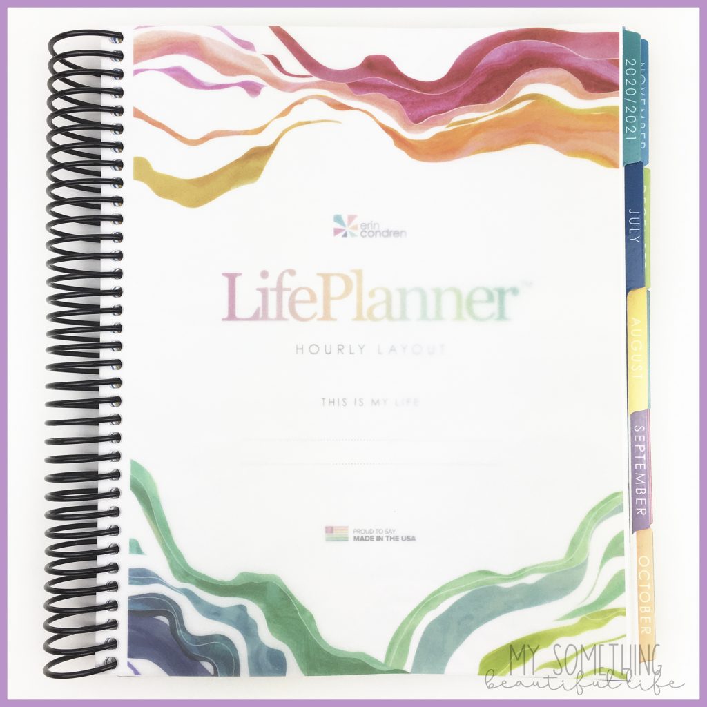 2020-2021 Erin Condren LifePlanner Review | Organize your life with the new Erin Condren Life Planner | Layers Colorful Hourly | #erincondren #eclp #planners