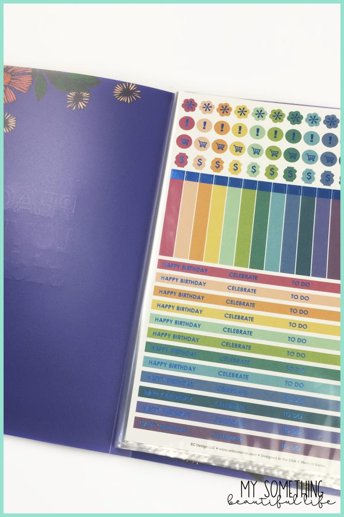 The Erin Condren Petite Planners are a flexible Traveler's Notebook style planning system that allows you to choose individual planners that are helpful to you. #erincondren #travelersnotebook #petiteplanners