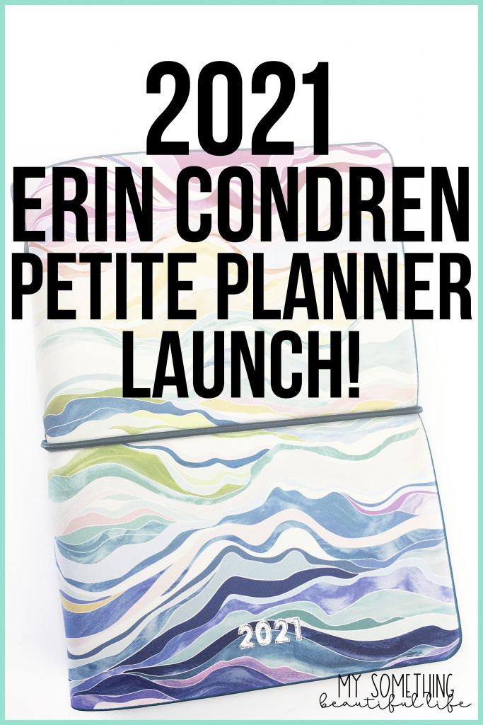 The Erin Condren Petite Planners are a flexible Traveler's Notebook style planning system that allows you to choose individual planners that are helpful to you. #erincondren #travelersnotebook #petiteplanners