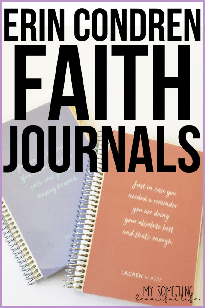 Erin Condren Faith Journal: Available in both Christian and non-denominational.