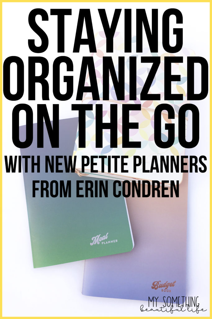 Stay organized on the go with the new Erin Condren Petite Planners and On the Go Folios for 2022: Design your Travelers Notebook Planner with these mini notebooks and planners for every area of your life!