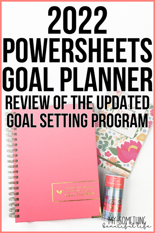 The 2022 Powersheets Goal Planner will change the way you set goals. It is the tool you need to accomplish the important things in your life. Cultivate What Matters.