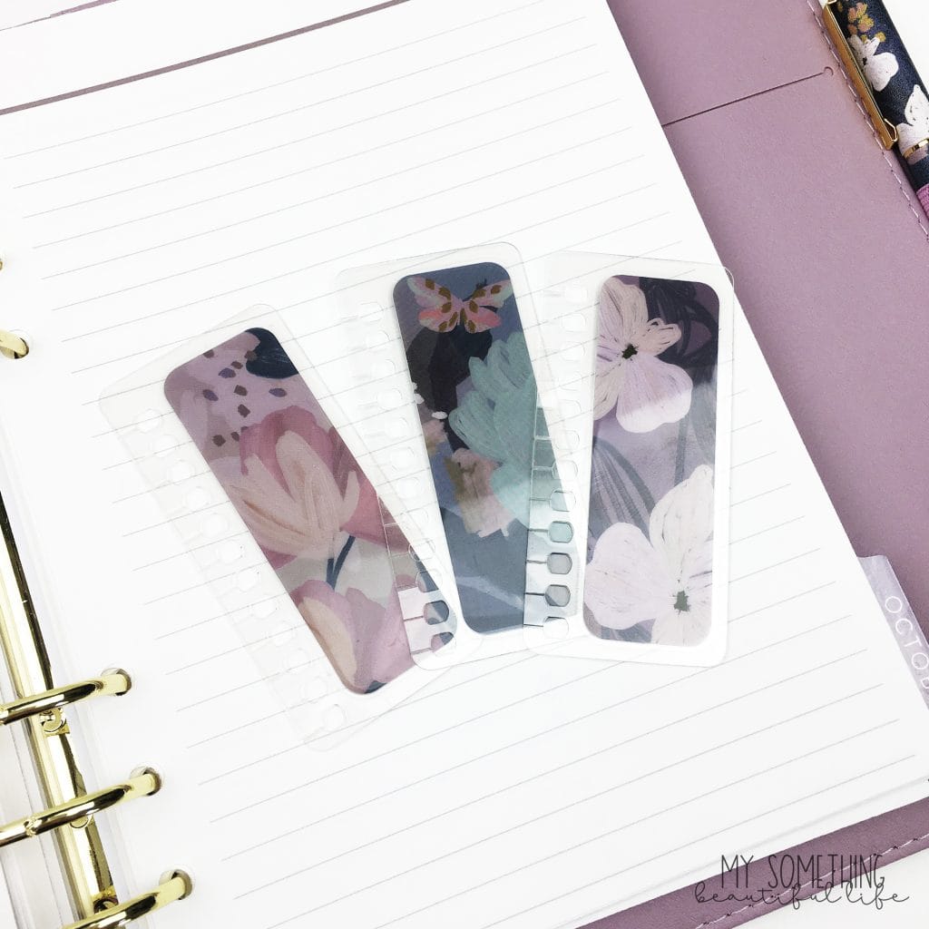 Erin Condren Mini Snap In Bookmarks Bold Blooms