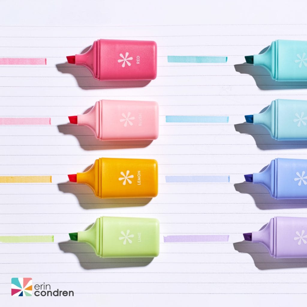 Erin Condren Mini Square Highlighters
